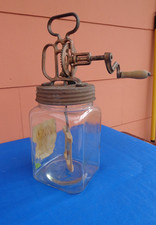 Antike glas butterschleuder - glas,