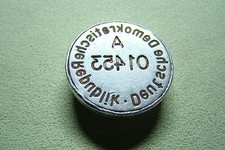 DDR Petschaft - Zoll Dienst Stempel Siegel Plombe - NVA MfS Staatssicherheit