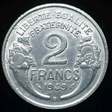 2 Francs-Franken - Frankreich  1949 -Münzzeichen "B" - Beaumont-le-Roger 