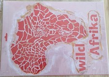 Schablone - A3 Giraffe in Afrika HS SB 993 Heike Schäfer - gebraucht