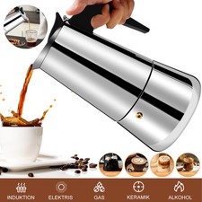 Espressokocher Edelstahl 9