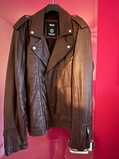 Braune Lederjacke Gr. L Neu