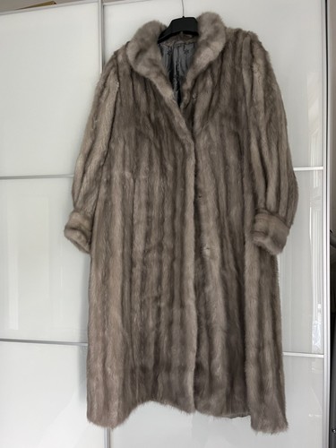 Nerzmantel silberfuchs sehr - silberfuchs,,