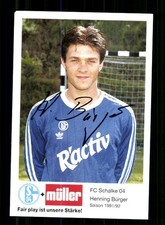 Henning Bürger Autogrammkarte