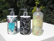 3 x  ca 300 ml Seifenspender Leer Bad Pumpflasche dekorativ