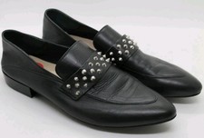 Donna Carolina Damen Schuhe Slipper BALLERINA Gr.38 Leder schwarz