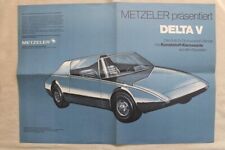 32B 701 DELTA V Kunststoff Karosserie Metzeler auf VW Käfer Chassis Prospekt