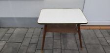 Original 50/60 Mid Century Beistelltisch/Blumentisch mit Ablage Resopal Platte