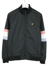 Lyle & Scott Jacke Herren M Trainingsanzug Oberteil Kontrast Platten Alte Schule