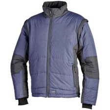 leichte Herren Steppjacke Daunenjacke Weste 4196 blau angenehm warm wattiert
