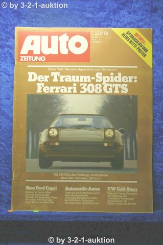 Auto zeitung ferrari 308 - auto,