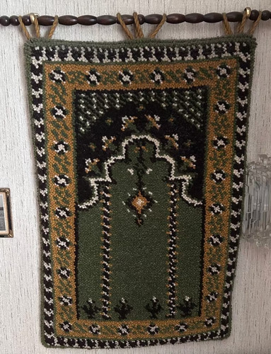 Handgeknüpfter wandteppisch - handgeknüpfter,