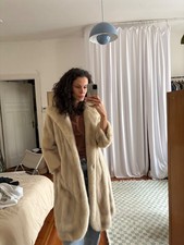 GM Mantel Echt Nerz Pelz Real