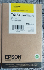 Original Epson T6134 Gelb Tintenpatronen für Epson Stylus Pro 4400 / 4450