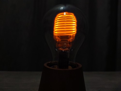 Sehr alte tungsram - sehr, glimmlampe