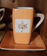 Neu! Unikat 1 Designer Kaffe/Tee Becher handgetöpferte Keramik Sammlung NP:16,00