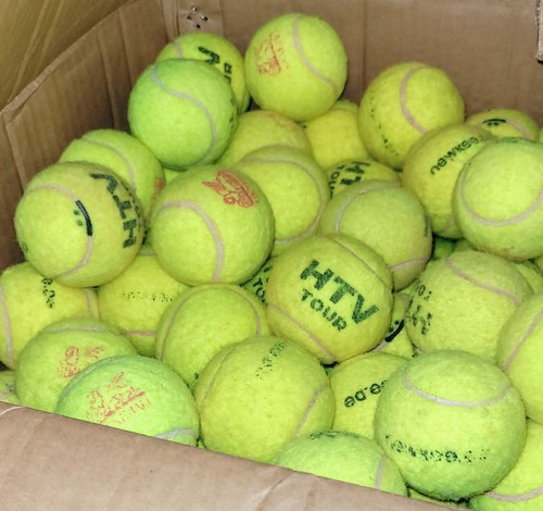 125 gebrauchte tennisbälle - 125,
