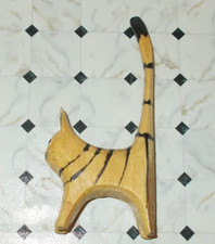 Holz MINIATUR Katze Setzkasten