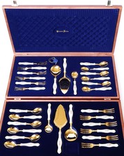 2 x Antiko Kuchenbesteck insg