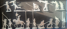 15 Zinnfiguren 30mm flach