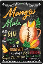 Blechschild cocktail rezept - blechschild,