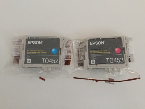 Original epson t0452 t0453 - 2x,