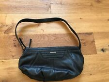 Esprit Handtasche Clutch Schultertasche Schwarz Imitatleder 32x15 cm Neu