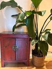 Chinesische Kommode / rot lackiert /Massivholz aus Shanghai