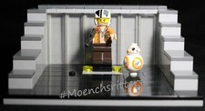 Leg Star Wars Minifigur Poe Dameron (medium nougat Jacket, Helmet) & BB-8