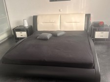 Wasserbett komplett +  Nachtschränke, Carbon Heizung,  Marken Matratzen