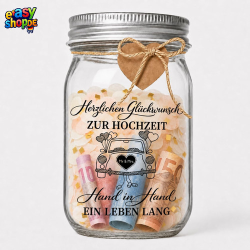 Geschenkset glas hochzeit - glas,