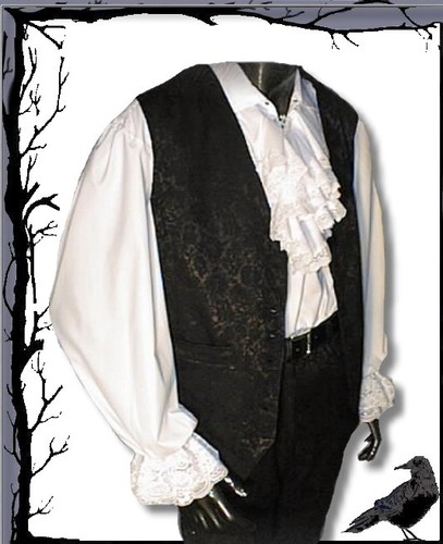 Steampunk gothic weste - -,