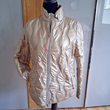 Steppjacke *Frieda & Freddies * beige gold  * Gr. 36 (38) wie NEU
