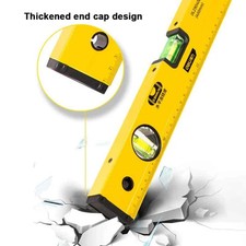 Deli Hochpräzise Wasserwaage Magnetisch Hochlager Lineal Hebel Blasen Rost