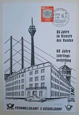 Erinnerungsblatt 100/74 Technik & Philatelie im Fernmeldeamt 1985 Sonderstempel