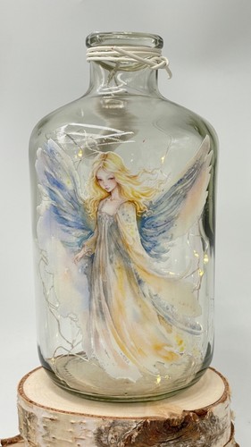 Spardose aus glas sparflasche - aus,