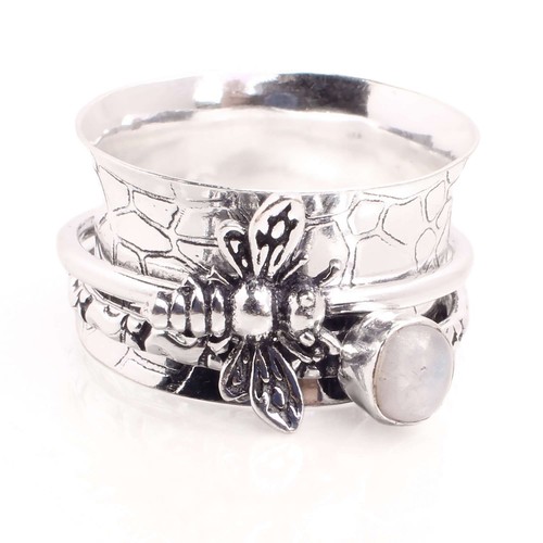 Versilbert spange ring - versilbert,