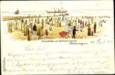Vorläufer litho nordseebad - vorläufer,