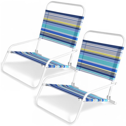 Strandstuhl klappbar 2er set - 2er,