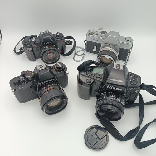 Kamera konvolut 4xslr vintage - konvolut,