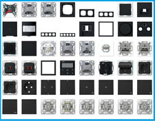 Gira System 55/E2 Schwarz Matt – Steckdose, Schalter, Taster, Wippe & Rahmen