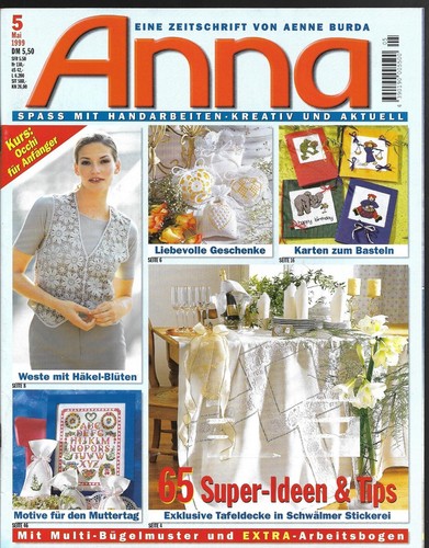 Handarbeitsheft anna 99 - anna, 05/99