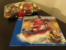 Lego World City 7046 Feuerwehrschiff Löschschiff mit OBA