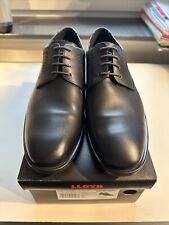 Lloyd Hochwertiger Herren Schnürschuh 22-852-11 Kalmar Schwarz Extraweit UK 9.5
