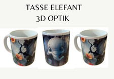 Tasse Becher Elefant 3D 330 ml