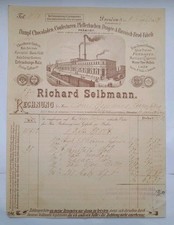 Alter Brief Rechnung Richard