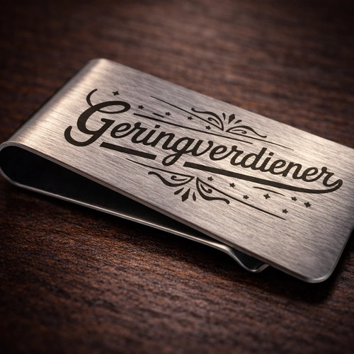 Geldklammer geldclip edelstahl - geldclip,