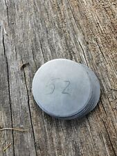 V2A?5x Edelstahl Ronden, 1mm Ø 52mm  V2A Scheibe Platte, Blech  (Neuwertig)‼️