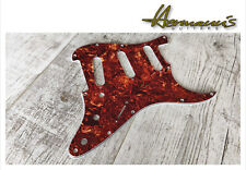 Stratocaster Pickguard, US Bohrungsabstände Red Tortoise mit 11 Lochbohrungen