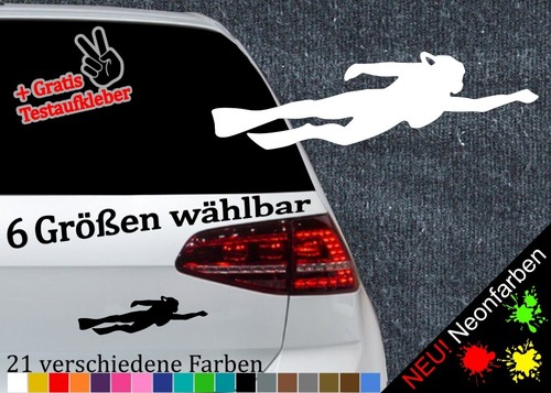 Taucher aufkleber sticker - taucher,